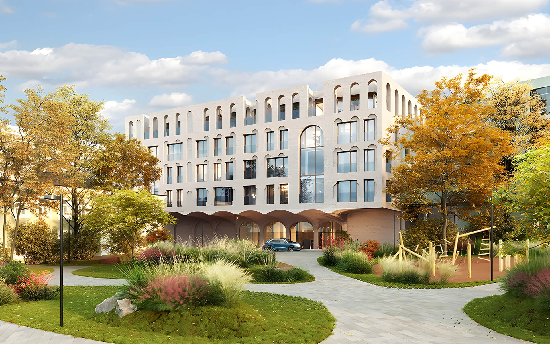 Благоустройство ЖК «Аллегория Моска»